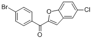 5-CHLORO-2-(4-BROMOBENZOYL)BENZOFURAN Structure