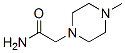 1-Piperazineacetamide,4-methyl-(9CI) 구조식 이미지
