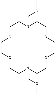 N,N'-BIS(METHOXYMETHYL)DIAZA-18-CROWN-6 Structure