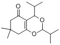 7,8-DIHYDRO-2,4-DIISOPROPYL-7,7-DIMETHYL-4H-BENZO[D][1,3]DIOXIN-5(6H)-ONE 구조식 이미지
