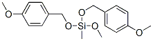 methoxybis[(4-methoxyphenyl)methoxy]methylsilane 구조식 이미지