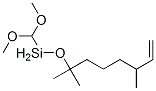 디메톡시메틸[(1,1,5-트리메틸헵트-6-에닐)옥시]실란 구조식 이미지