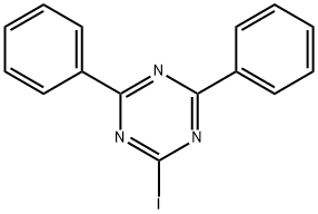 2-iodo-4,6-diphenyl-1,3,5-triazine 구조식 이미지