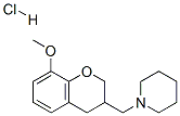 1-[(8-methoxychroman-3-yl)methyl]piperidine hydrochloride Structure