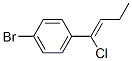 1-bromo-4-(1-chlorobutenyl)benzene Structure