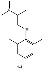 N(Sup 2),N(sup 2)-dimethyl-N(sup 1)-2,6-xylyl-1,2-propanediamine dihydrochloride 구조식 이미지
