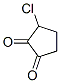 3-chlorocyclopentane-1,2-dione  Structure