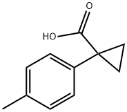 1-(4-Methylphenyl)-1-cyclopropanecarboxylic acid 구조식 이미지