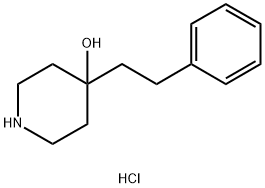 4-hydroxy-4-phenethylpiperidinium chloride 구조식 이미지
