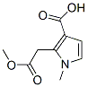 methyl 3-carboxy-1-methyl-1H-pyrrole-2-acetate 구조식 이미지
