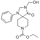 ETHYL 3-(HYDROXYMETHYL)-4-OXO-1-PHENYL-1,3,8-TRIAZASPIRO[4,5]DECANE-8-CARBOXYLATE 구조식 이미지
