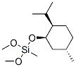 [1R-(1alpha,2beta,5alpha)]-[[2-isopropyl-5-methylcyclohexyl]oxy]dimethoxymethylsilane Structure