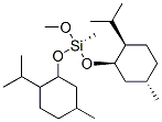 [1R-(1alpha,(1R*,2S*,5R*),2beta,5alpha)]-bis[[2-isopropyl-5-methylcyclohexyl]oxy]methoxymethylsilane 구조식 이미지