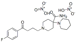 1'-[4-(4-fluorophenyl)-4-oxobutyl][1,4'-bipiperidine]-4'-carboxamide dinitrate 구조식 이미지