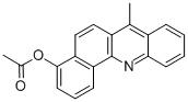 4-Acetoxy-7-methylbenz(c)acridine 구조식 이미지