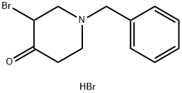 1-benzyl-3-bromo-4-piperidone hydrobromide Structure