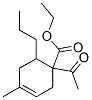 ethyl 1-acetyl-4-methyl-6-propylcyclohex-3-ene-1-carboxylate Structure