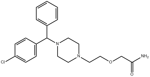 Cetirizine Amide 구조식 이미지