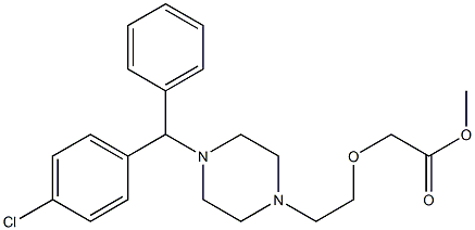 Cetirizine Methyl Ester Structure