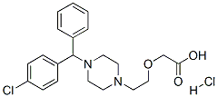 Cetirizine dihydrochloride 구조식 이미지