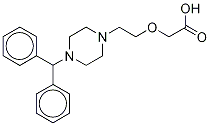 Deschloro Cetirizine Dihydrochloride Structure