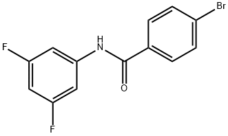 4-bromo-N-(3,5-difluorophenyl)benzamide Structure