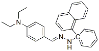 4-(디에틸아미노)벤즈알데히드1-나프틸페닐히드라존 구조식 이미지