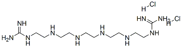2,5,8,11,14,17-hexaazaoctadecanediamidine dihydrochloride Structure