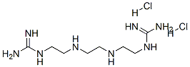 2,5,8,11-tetraazadodecanediamidine dihydrochloride 구조식 이미지