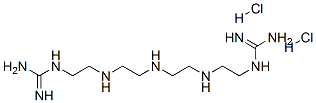 2,5,8,11,14-pentaazapentadecanediamidine dihydrochloride Structure