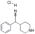 alpha-phenylpiperidine-4-acetonitrile monohydrochloride  Structure