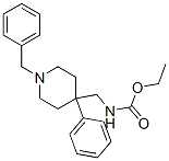 ethyl [[4-phenyl-1-(phenylmethyl)-4-piperidyl]methyl]carbamate Structure