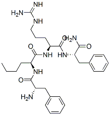 phenylalanyl-norleucyl-arginyl-phenylalaninamide 구조식 이미지