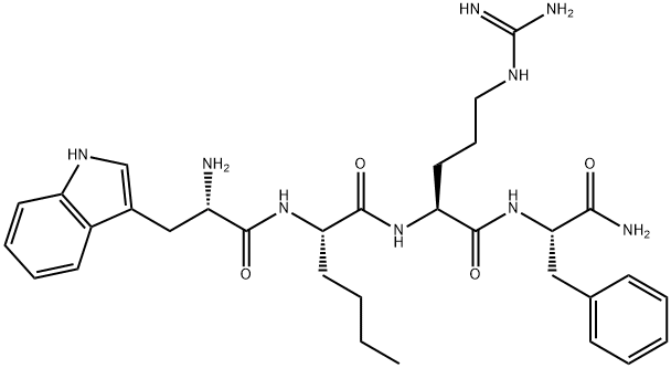 TRP-NLE-ARG-PHE-NH2 구조식 이미지