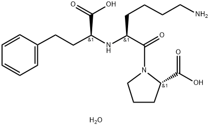 Lisinopril Dihydrate 구조식 이미지