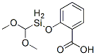 2-[(dimethoxymethylsilyl)oxy]benzoic acid 구조식 이미지