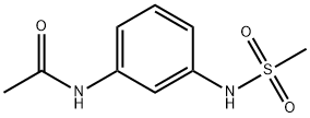 N-{3-[(methylsulfonyl)amino]phenyl}acetamide 구조식 이미지