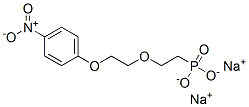 나트륨[2-[2-(4-니트로페녹시)에톡시]에틸]포스포네이트 구조식 이미지