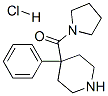 1-[(4-phenyl-4-piperidyl)carbonyl]pyrrolidine monohydrochloride 구조식 이미지