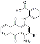 2-[(4-amino-3-bromo-9,10-dihydro-9,10-dioxo-1-anthryl)amino]benzoic acid 구조식 이미지