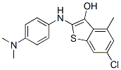 6-Chloro-2-[(4-dimethylaminophenyl)amino]-4-methylbenzo[b]thiophen-3-ol 구조식 이미지