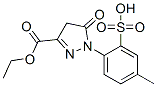 3-ethyl 4,5-dihydro-1-(4-methyl-2-sulphophenyl)-5-oxo-1H-pyrazole-3-carboxylate 구조식 이미지