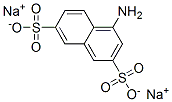 4-aminonaphthalene-2,7-disulphonic acid, sodium salt 구조식 이미지