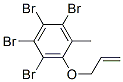 2-(allyloxy)-3,4,5,6-tetrabromotoluene Structure