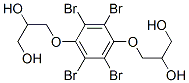 3,3'-[(2,3,5,6-테트라브로모-1,4-페닐렌)비스(옥시)]비스프로판-1,2-디올 구조식 이미지
