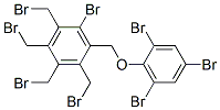 브로모테트라키스(브로모메틸)[(2,4,6-트리브로모페녹시)메틸]벤젠 구조식 이미지