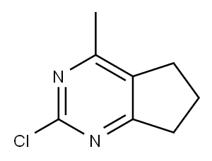 2-CHLORO-4-METHYL-6,7-DIHYDRO-5H-CYCLOPENTA[B]PYRIDINE 구조식 이미지
