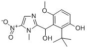 5-Nitro-1-methyl-imidazolyl-6-tert-butyl-5-hydroxy-2-methoxy-phenyl-ca rbinol 구조식 이미지