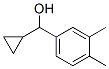 알파-시클로프로필-3,4-디메틸벤질알코올 구조식 이미지