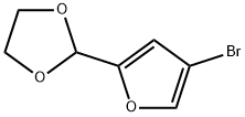 4-BROMOFURAN-2-CARBOXALDEHYDE ETHYLENE GLYCOL ACETAL Structure